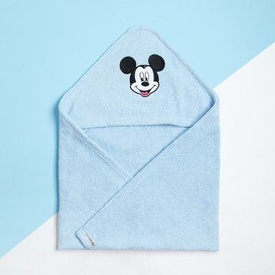 Полотенце махровое с уголком "Микки Маус" 75*75 см, хлопок 100% (Disney)