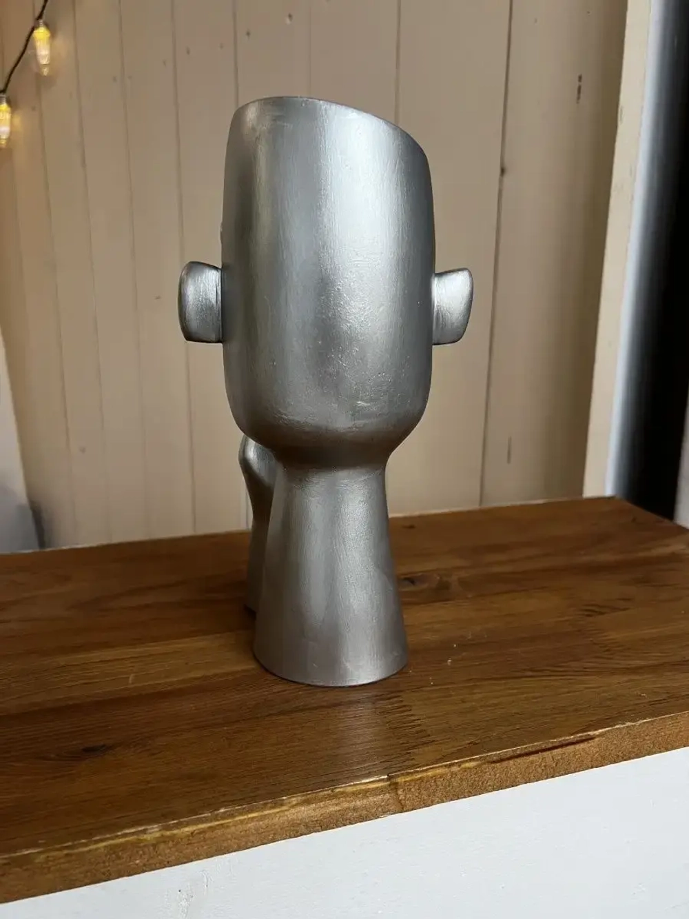 Кашпо - Скульптура - Гипсовая голова Романтик