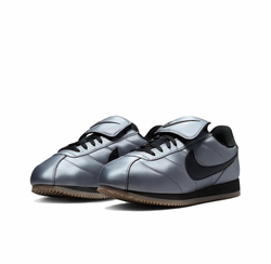 Кроссовки Nike Cortez Leather SE 'Metallic Cool Grey Black' HQ3490-099