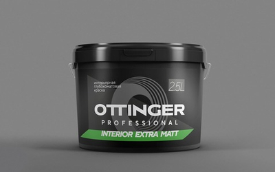 Краска дисперсионная акриловая OTTINGER Interior Extra Matt интер. белая 2.5л