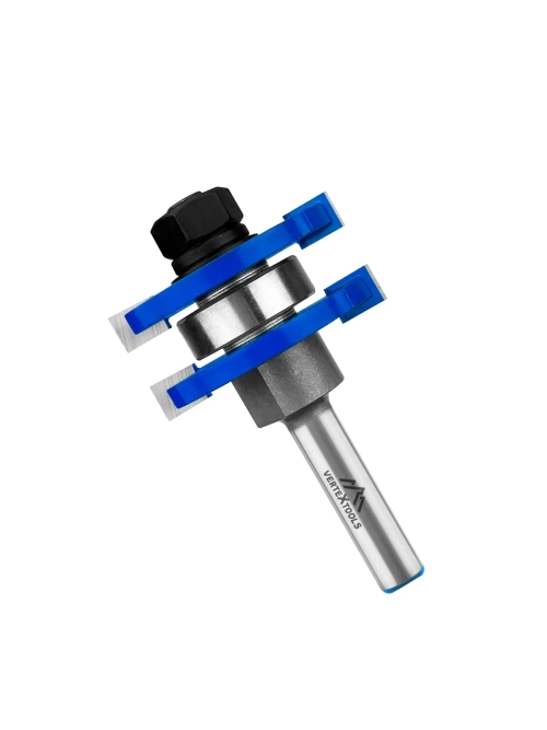 ФРЕЗА КРОМОЧНАЯ ПАЗО-ШИПОВАЯ ХВОСТОВИК - 8мм, D-40мм, H-20мм, B-9мм, L-75мм