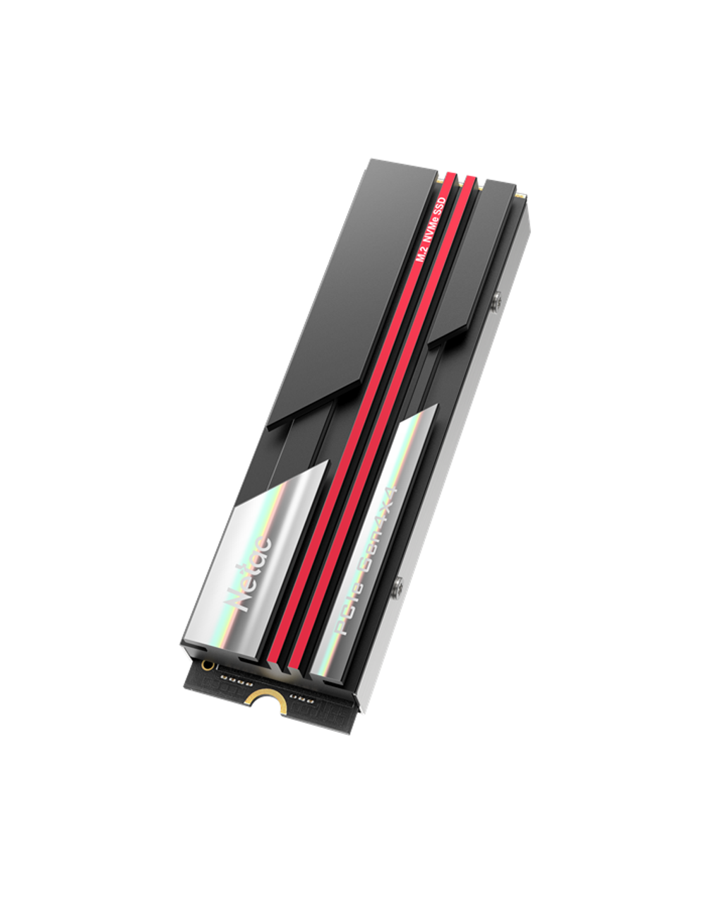 Ssd накопитель Netac SSD NV7000 1TB PCIe 4 x4 M.2 2280 NVMe 3D NAND, R/W up to 7200/5500MB/s, IOPS(R4K) 460K/920K, TBW 640TB, with heat sink, 5y wty