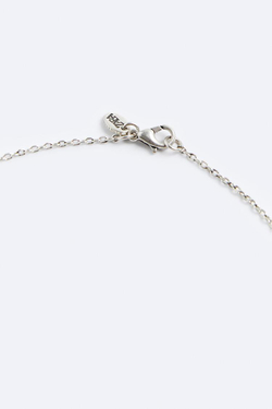 ZARA ЦЕПОЧКА С КОНТРАСТНОЙ ПОДВЕСКОЙ, СЕРЕБРИСТЫЙ