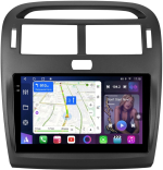 Магнитола для Lexus LS430 Toyota Celsior XF30 2000-2006 (ШГУ монохром) - FarCar 9697F1 монитор 9.5" QLED на Android 14, TS18, CarPlay, 4G SIM-слот