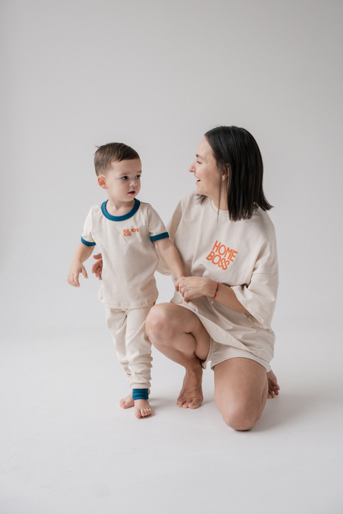 Подарочный бокс с комплектом пижам Home Boss + Real Home Boss