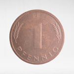 Germany, 1 Pfennig, 1990, (Hamburg Mint - "J"), VF