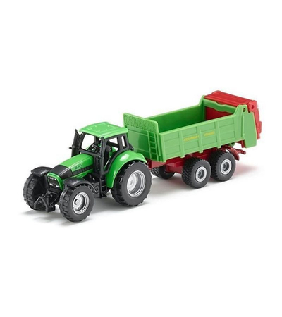 Трактор Siku 1673 с прицепом для удобрений