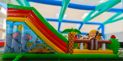 Коммерческий надувной батут «Сафари Ультра», 10*6*6 м