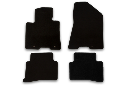 Коврики в салон для KIA Sportage (IV, IVr), 2015-2022, кроссовер, 4 шт. (текстил Klever.KLEVER01255101200K