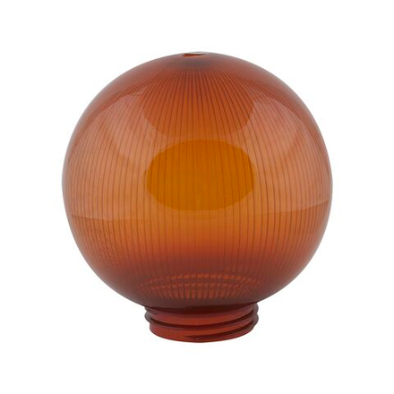 UFP-P200A BRONZE Рассеиватель призматический с насечками в форме шара для садово-парковых светильников. Диаметр 200мм. Тип соединения с крепежным элементом резьбовой. Материал САН-пластик. Цвет бронзовый. Упаковка 4 шт. в групповой картонной коробке.