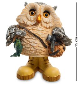 OL-6405-XB Фигура Сова «Рыбак» (Sealmark)