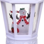 Сувенир с подсветкой «Фонарь-Снеговик» 8*7*14 см