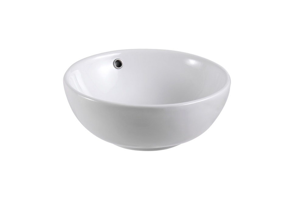 Раковина накладная для установки на столешницу AQUATEK AQ5354-MW 440*440*175, матовый белый