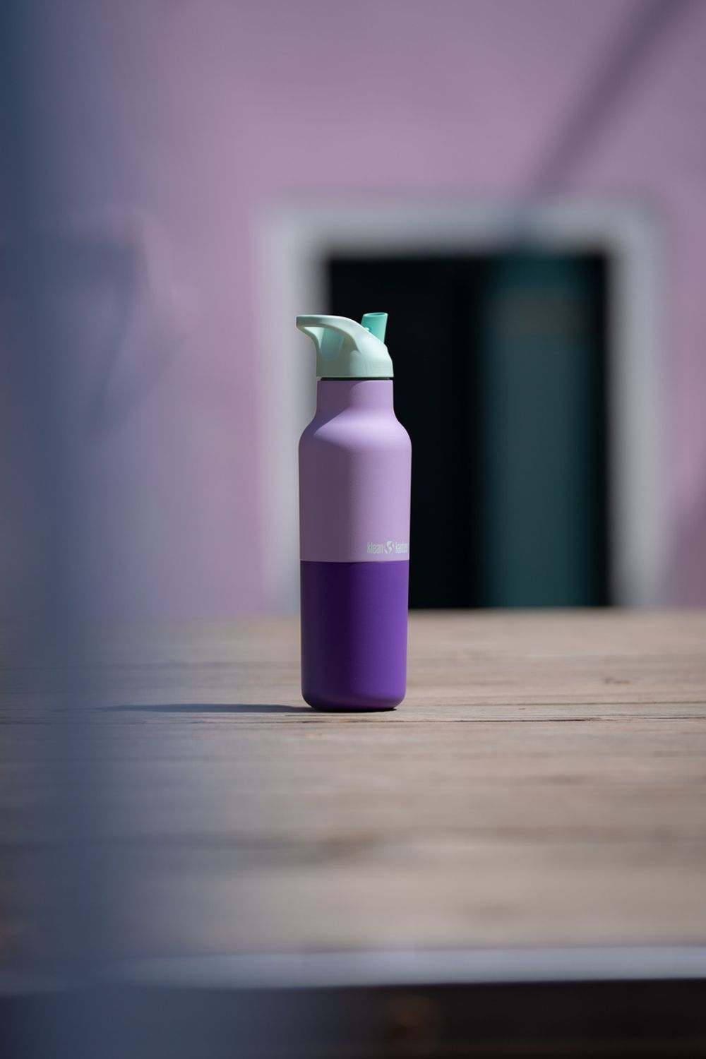 Термобутылка Klean Kanteen Rise Vac Classic Flip Sport 16oz (473 мл) Orchid Kaleidoscope