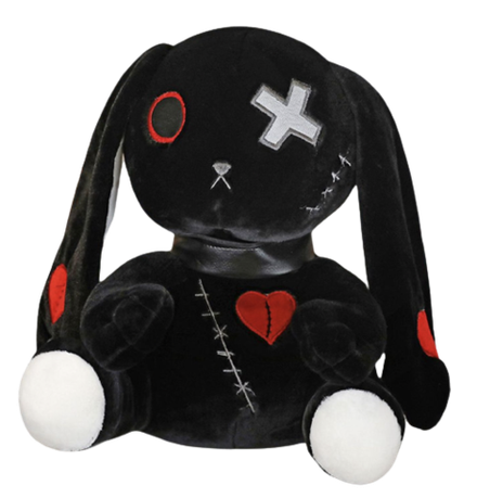 Мягкая игрушка Готический заяц черный