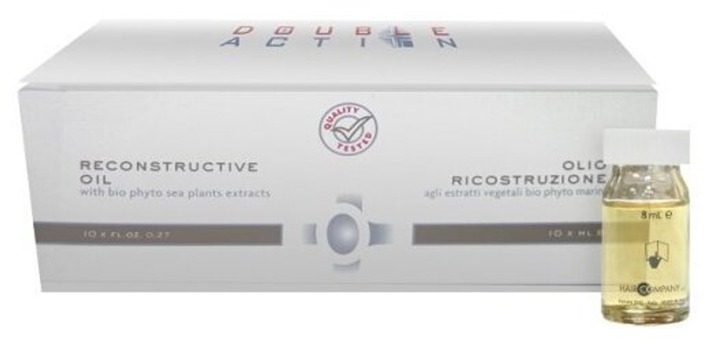 HC DOUBLE ACTION Масло восстанавливающее 10штх10мл "Double Action Olio Ricostruzione"