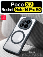 Чехол для Poco X7 / Xiaomi Redmi Note 14 Pro 5G c MagSafe противоударный с усиленными углами XUNDD