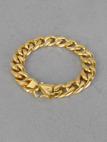 Мужской браслет из стали, панцирное плетение