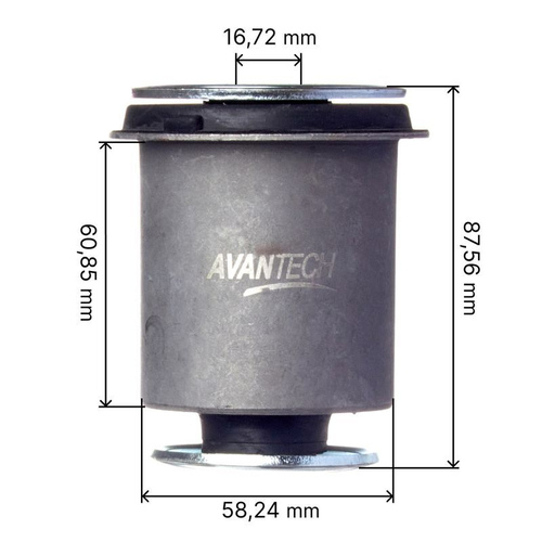 Сайлентблок переднего нижнего рычага, задний Avantech ASB4197