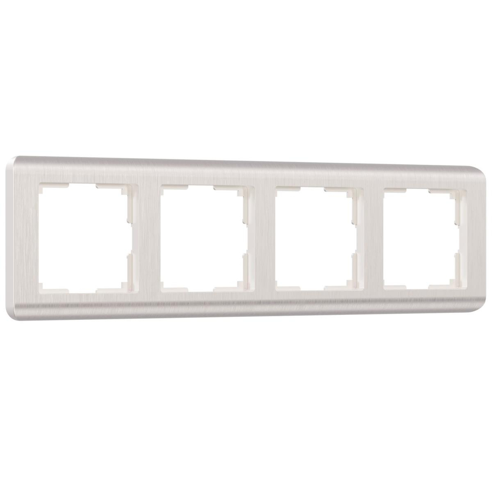 Рамка на 4 поста Werkel Stream перламутровый W0042113 4690389162503