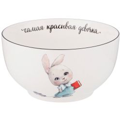 САЛАТНИК LEFARD КРАСИВАЯ ДЕВОЧКА ЗАЙЧИК 470МЛ БЕЗ УПАКОВКИ