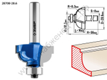 ЗУБР 28,6x16мм, радиус 6.3мм, фреза кромочная калевочная №7