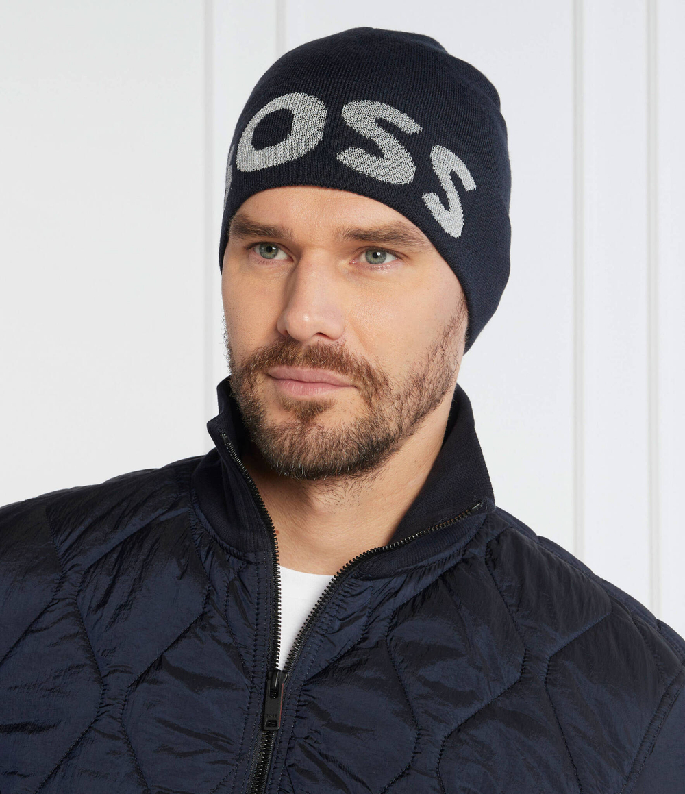 Шапка Kallivan BOSS ORANGE - темно-синий(50500587)