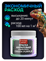 Акриловая краска Chameleon «Green-purple»