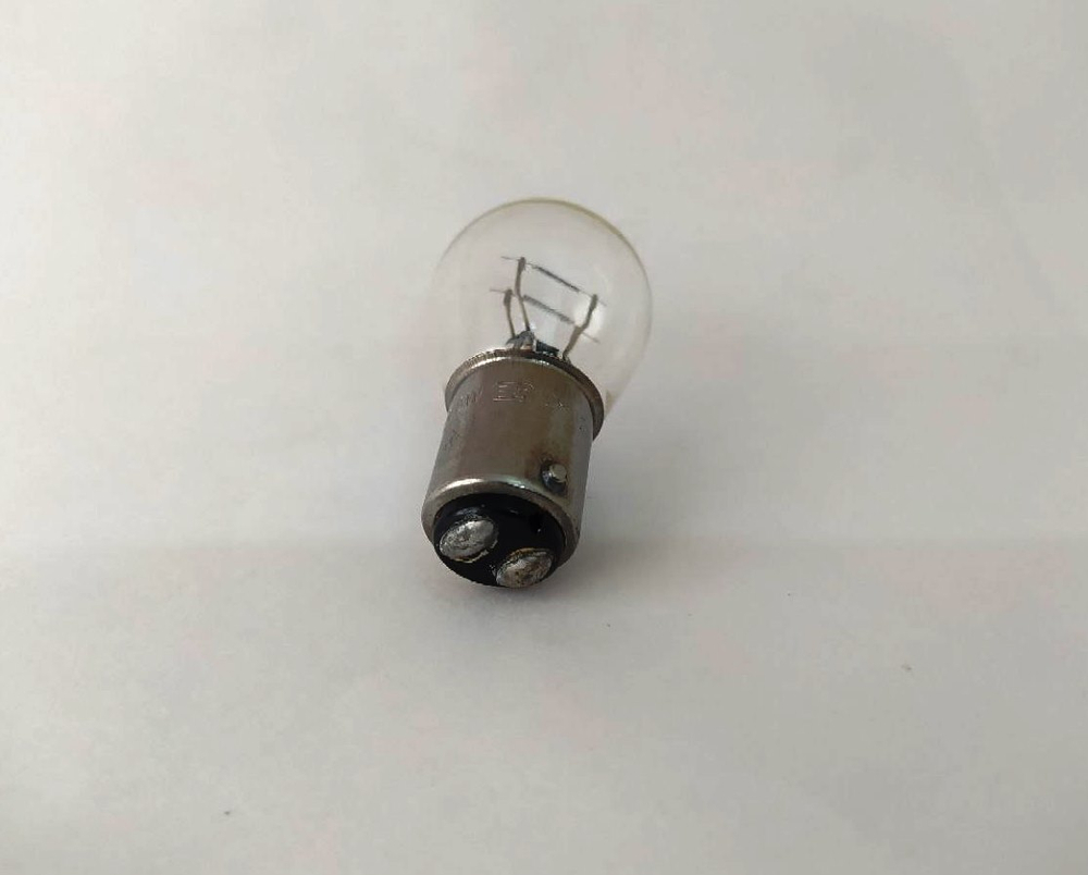 Лампа 2-х контактная (металлический цоколь) P21/5W 24V  TESLAFT арт. 142967 1 штука