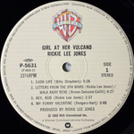 Rickie Lee Jones ‎– Girl At Her Volcano (Япония 1983г.) 10" EP