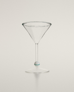 Zara Home бокал из боросиликатного стекла, цвет зелёный, 16 см · 8320/401