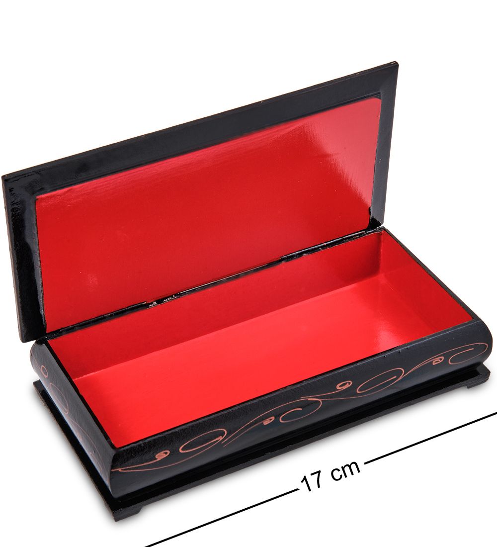 ШК-11/55-E Шкатулка-купюрница в технике декупаж (8х17х4)