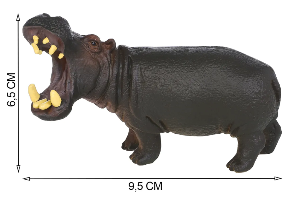 Игровой набор Masai Mara Мир диких животных: семья бегемотов