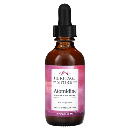 Heritage Store, азотин, 450 мкг, 59 мл (2 жидк. унции)