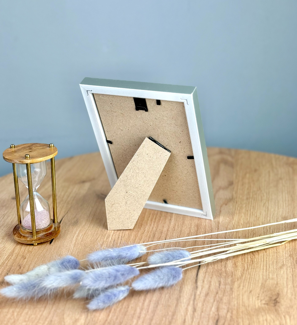 Фоторамка 10х15 см, серебро, орнамент, арт. 1015.140445