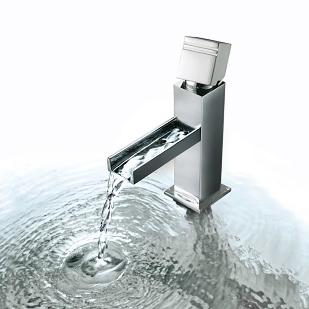 Смеситель для раковины с каскадным открытым изливом KUATRO 4731