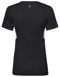 Женская теннисная футболка Head Club Tech T-Shirt W - black