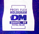 Пленка PROFI FLEX Hologram (DMHOL-09) Royal Blue, 1м