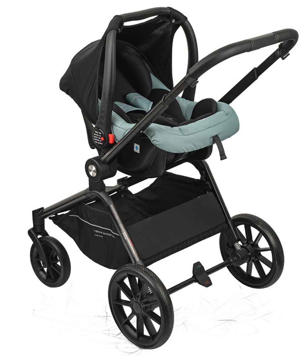 Детская коляска Indigo Solar 3 в 1 зеленый