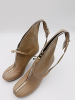 Ботильоны с замком GLAM BEIGE