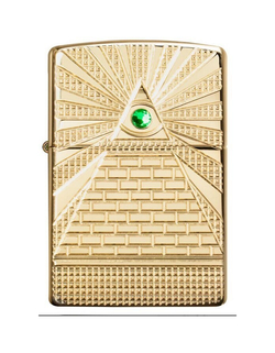 Зажигалка ZIPPO Armor™ с покрытием High Polish Brass, латунь/сталь, золотистая, 38x13x57 мм (49060)