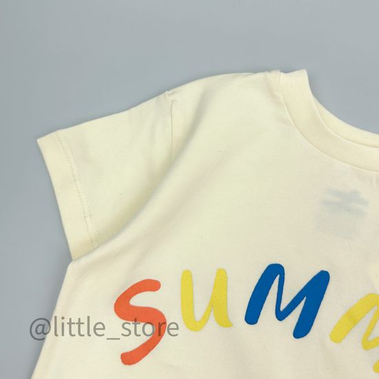 Комплект хлопковый Moi Noi, Молочный/оранжевый