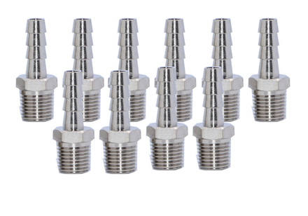 KraftWell KRW-TF814M-10 Фитинг "елочка" 8 мм - M1/4", 10 шт