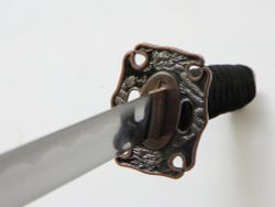 Armas Del Mundo Меч самурайский. Ножны черные, цуба медная