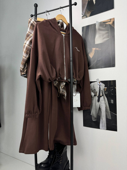 Костюм женский арт. 862 цвет "коричневый"