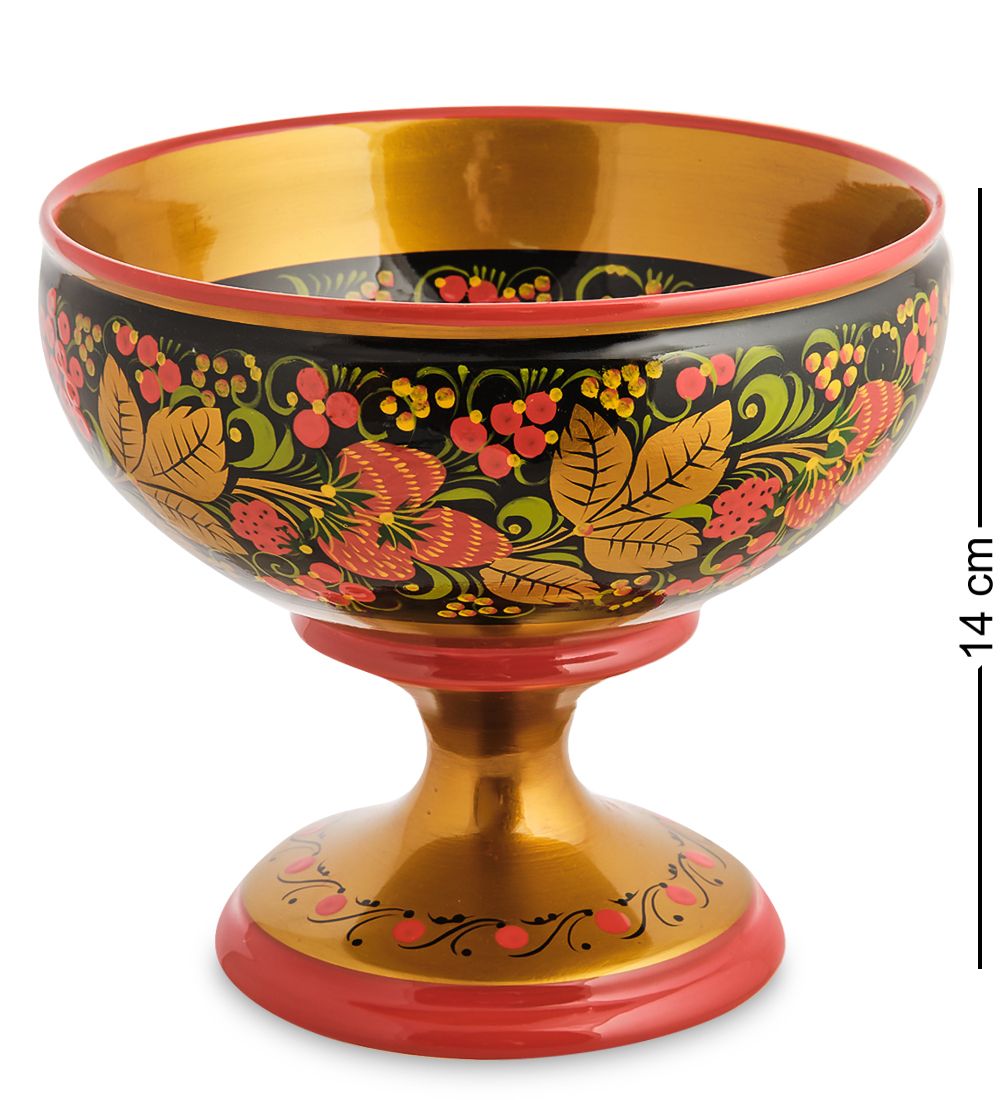 Народные промыслы ХЛ-061/2 Набор д/мороженного «Забава» (Хохлома)