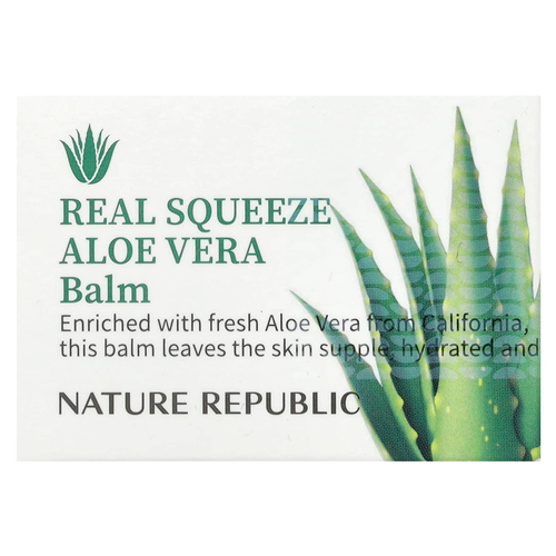 Nature Republic, Real Squeeze, бальзам с алоэ вера, 25 г (0,88 унции)