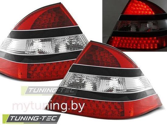 Задние фонари red black led для Mercedes S W220