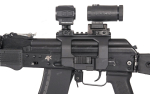 Боковой быстросъемный кронштейн SAG AK TAC с Picatinny/ACOG на Сайга, АК, АКМ, АК47, ВПО и аналоги