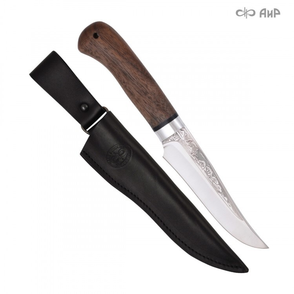 Нож АиР Восток 95х18 орех